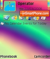 Neon tema screenshot
