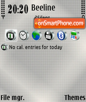 Gray 02 theme screenshot