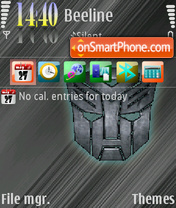 Transformer 13 tema screenshot