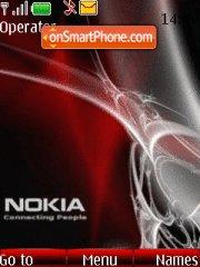 Red Nokia 03 theme screenshot