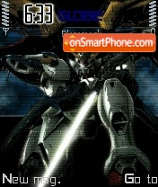 Скриншот темы Wing Zero Gundam