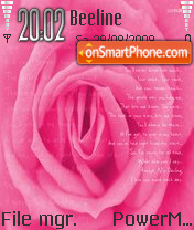 Rose 17 es el tema de pantalla