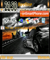 Sunset Racing V3 theme screenshot