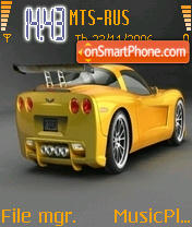 Dady Corvette z06 tema screenshot