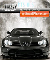 Mercedes SLR Brabus theme screenshot