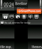 Diamond 01 tema screenshot