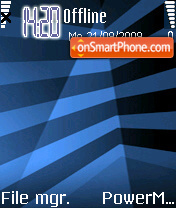 XpressMusic Stripes tema screenshot
