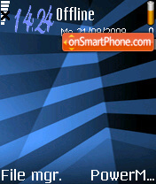XpressMusic Stripes v2 tema screenshot