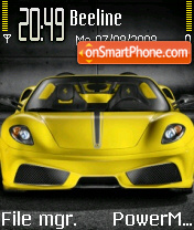 Capture d'écran Ferrari Scuderia 01 thème