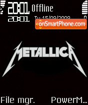 Скриншот темы Metallica 14