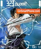 Скриншот темы Shippuden Sasuke