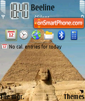 Скриншот темы Guard Of Piramids