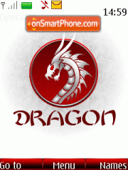 Animated Red Dragon 02 theme screenshot