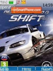 Need for Speed Shift es el tema de pantalla