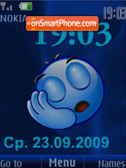 Flash animated sleeping tema screenshot