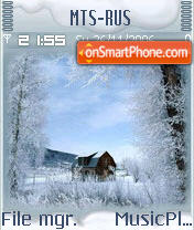 Russian Winter tema screenshot