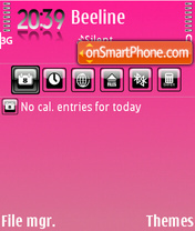 Capture d'écran Ftm pink thème