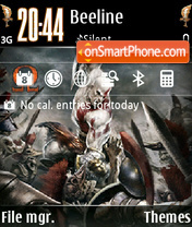 Capture d'écran God of War V2 thème