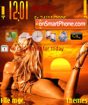 Pamela Anderson 03 theme screenshot