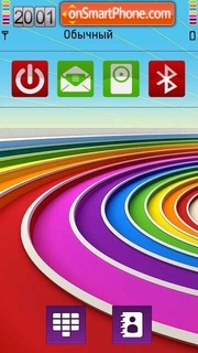 Coloured Lanes theme screenshot