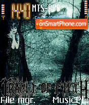 Cradle of Filth Troll88 theme screenshot