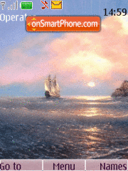 Sailling vessel tema screenshot