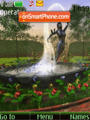 Capture d'écran Fountain thème