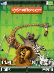 Madagaskar 2 theme screenshot