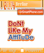 Attitude 02 es el tema de pantalla