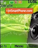 Lime Music theme screenshot