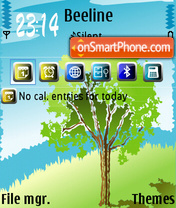 Tree 08 es el tema de pantalla