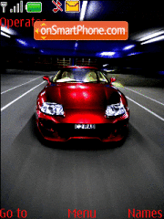 Capture d'écran Red cars thème