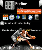 Basketball Sport theme screenshot