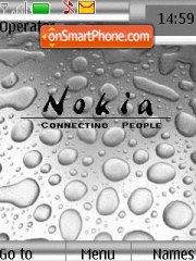 Скриншот темы Nokia Water Drop