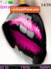 Pink Lips theme screenshot
