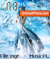 Snowfairy theme screenshot