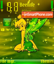 Скриншот темы Tinkerbell In Green 01