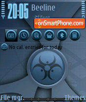 Biohazard 2 theme screenshot