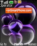 Purple Orbs theme screenshot