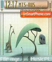 Africa theme screenshot