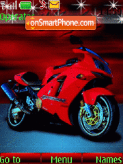 Motorbikes tema screenshot