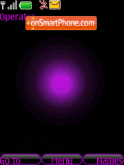 Bubbles lilac theme screenshot