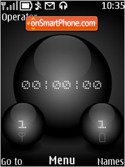 Capture d'écran DigiSphere (Black) thème