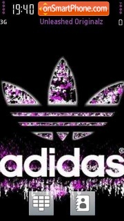 Adidas V4 01 tema screenshot