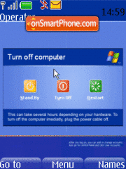 Turn off computer tema screenshot