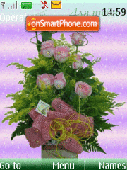 Bouquet Animated tema screenshot