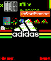 Capture d'écran Adidas 39 thème
