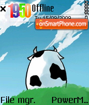 Capture d'écran Dreamy Cow thème