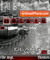 Скриншот темы Gears Of War 2