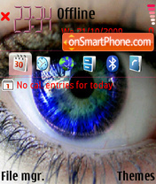Ice Eye tema screenshot